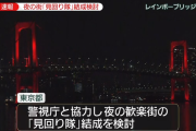【朗報】 東京 夜の街「見回り隊」結成検討