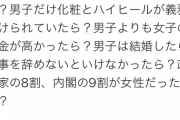 女さん、正論『男女逆にして違和感を感じることは全部男女差別なんですよ！男子よりも女子の賃金が高かったらとか』