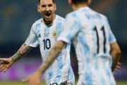 メッシが1G2Aで全得点演出! アルゼンチンがエクアドルを撃破、コパ7大会連続4強入り