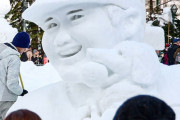 外国人「札幌の雪まつりに大谷＆デコピンの雪像があるらしいぞ！」
