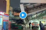 【速報】中国山東省の市場、雪の重みで崩壊！改造後わずか1年で虚しくｗｗｗ