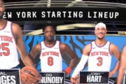 【NBA】視聴者も困惑？NYKの選手紹介でアニメ風の音楽が流れて話題に