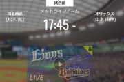 【試合実況】西武スタメン 先発:松本航（2021.9.10）
