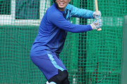 阪神　糸原健斗、岡田監督指導「雨傘打法」に手応え「強い打球いっているし、結構飛んでいる」