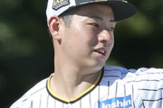 下村海翔さん、シートバッティングに登板するも藤浪のような制球力を見せる