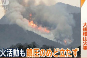 岡山・愛媛の山火事、被害の拡大続く