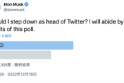 【悲報】イーロンマスク、民主主義によりツイッターCEO解任が確定