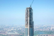 中国不動産バブル崩壊の象徴　天津の117階建てビルが工事頓挫