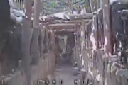【動画】ロシア兵が潜む塹壕にゆっくりと潜入するウクライナのドローン。