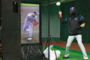 【朗報】バーチャルBIGBOSS、155キロの豪球で杉谷のバットを粉砕