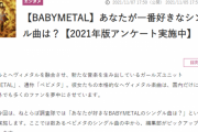【ねとらぼ調査隊】あなたが好きなBABYMETALのシングル曲は？アンケート