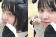日向坂46新三期生・山口陽世のブログに犬耳＆萌え袖えげつない可愛さの欅坂46幸阪茉里乃が登場！