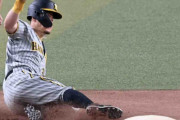 【阪神】佐藤輝明が足で躍動　岡田監督「佐藤輝が一番行けるよ、他は全然行かれへんかったやん」