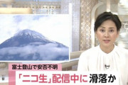 【ニコ生】富士山を登り滑落、専門家「雪の部分に入った時点で遭難してた」「下山しても17時には真っ暗」