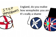 【イギリス】移民反対だよ【ポーランドボール】