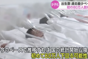 【悲報】日本の出生数80万人割れへ←これ