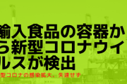 【悲報】新型コロナ、一生感染を広げる可能性「輸入食品から新型コロナが検出された」各国鎖国しかない