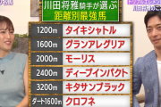 【競馬】　川田騎手が選ぶ距離別最強馬