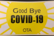 【群馬・太田】『さよならコロナシール』、市長が発案し学校で配布　「自転車のヘルメットに貼るように」