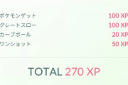 【ポケモンGO】捕獲時に「砂・XPボーナス」があるポケモン