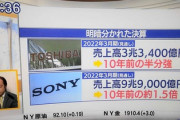 東芝とソニー、どうして差がついたのか…