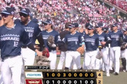 【楽天対日本ハム16回戦】日本ハムが４－２で楽天に勝利し１６年ぶり前半戦単独首位＆両リーグ最速貯金２０！清宮幸８号決勝３ラン！五十幡初球先頭打者弾！加藤貴７勝目！