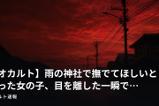 【オカルト】雨の神社で撫でてほしいと言った女の子、目を離した一瞬で…
