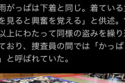 【速報】女性用の雨がっぱを300着以上盗んだ「かっぱ男」遂に逮捕されてしまうｗｗｗｗｗｗ