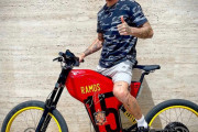 EUROメンバー落選のS・ラモス、130万円超の“スペイン仕様”特注自転車に現地紙注目