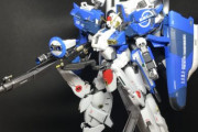 【ガンプラ作例】全塗装でスプリッター迷彩にした「MG Ex-sガンダム」です