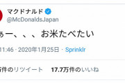 「お米食べたい・・・」日本マクドナルドのツイートに海外興味津々！（海外の反応）