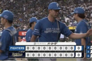【vs.オリックス】日ハム上原、9回まで無失点に抑える好投も援護なく延長突入