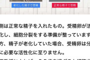 【高齢】女さん「35超えた男は奇形精子になるけどいいの？」