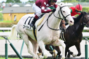 綺麗な白馬で人気の競走馬・ゴージャスちゃん。しっかりゴルシの血を受け継いだ超出遅れを披露