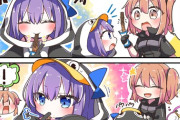 【FGO】ミニメルトリリスにチェロスを食べさせてあげるぐだ子！！　「(かわいい.....！)」