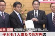 【動画】子育て家庭に朗報！萩生田会長が児童1人あたり5万円の給付金を提案❓❗