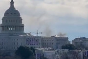 【大統領選】延期されてた就任リハーサル中、ＤＣ国会議事堂周辺で火災。リハーサル中断、議事堂は閉鎖