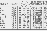 【枠順確定】11/23(月/祝) 第25回 東京スポーツ杯2歳ステークス(GIII) part1