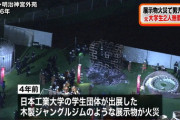 男子学生ら無罪主張　５歳児死亡の展示物火災―東京地裁