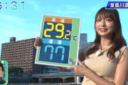【超画像】お天気お姉さんもこの猛暑で汗ダクダクの模様ｗｗ