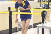 【画像】CAさん、制服が素晴らし過ぎる