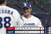 中日・田島、2死満塁で日本の4番を抑える！