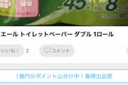 【悲報】転売屋さん　トイレットペーパー1ロールを高額で販売するwwvwxvw