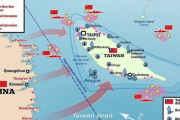 【台湾有事】中国と台湾、軍艦10隻が台湾海峡の中央線付近で睨み合い！米空母も…