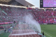 ◆悲報◆長居スタジアムの散水機故障？鳥栖ベンチ前水浸し