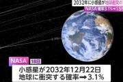 地球に衝突可能性の小惑星、月に衝突か　NASA予測
