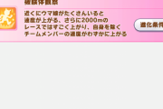 【ウマ娘】新タキオンの進化スキル「被検体観察」はチーム型のウママニアか！