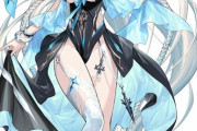 【FGO】光崎さんのサマードレスなモルガン様イラスト！！　涼し気なドレスいいですね！！