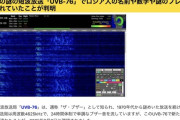 ロシアの謎の短波放送「UVB-76」に人名が現れる