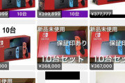【朗報】Switch転売ヤー、みじめすぎる